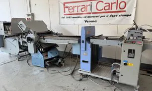 8035 cordonatrice Baciottini pit-stop high speed + mettifoglio Stahl